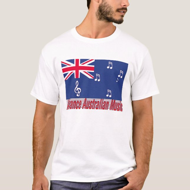 T-shirt Musique australienne anticipée (Devant)