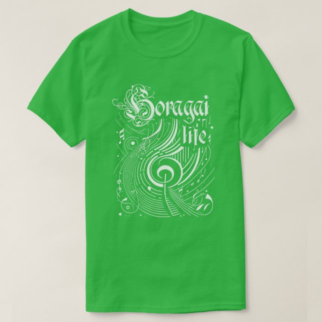 T-shirt Musique avide Horagai Life (Design devant)