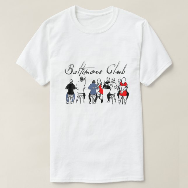 T-shirt Musique Baltimore Club (Design devant)