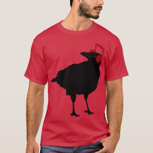 T-shirt Musique Bird Crow Note musicale de Tobe Fonseca