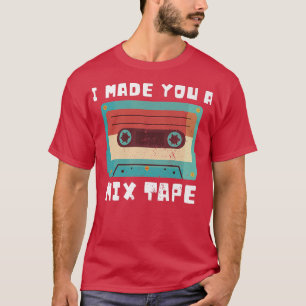 T-shirt Musique Cassette Vieux Vintage J'Ai Fait De Vous