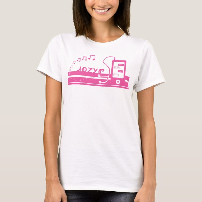 T-shirt Musique cherokee rose (Devant)