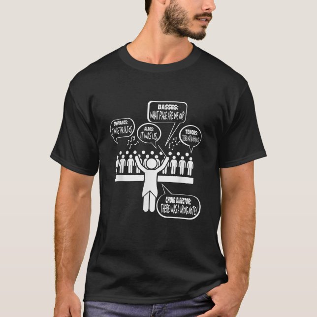 T-shirt Musique Chorale Chants Membres Dire Drôle Christma (Devant)