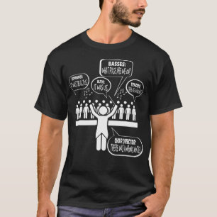 T-shirt Musique Chorale Chants Membres Dire Drôle Christma