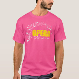 T-shirt Musique Chorale chorale chorale chanteur d'opéra