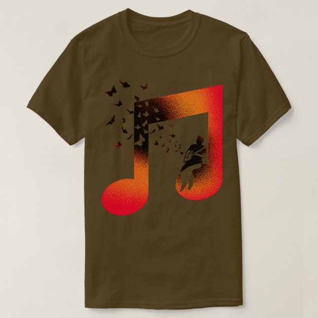 T-shirt Musique Cigar Box Guitare (Design devant)