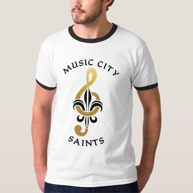 T-shirt Musique City Saints Baseball Team Nashville TN (Devant)