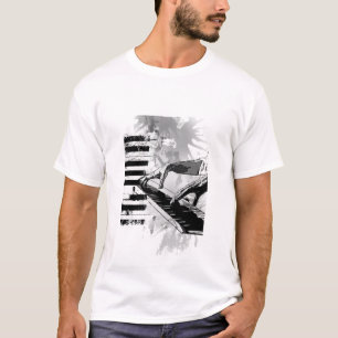 T-shirt musique classique de piano