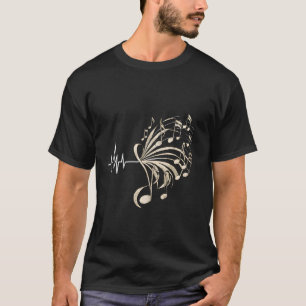 T-shirt Musique classique Heartbeat Funny Music Enseignant