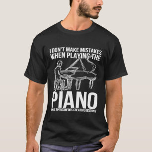 T-shirt Musique classique Pianiste Piano Musicien Cadeau P