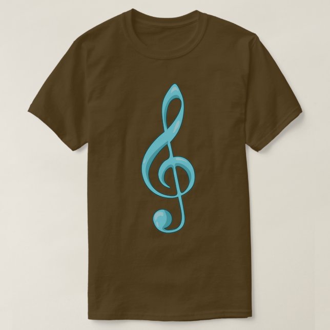 T-shirt Musique Clef Piano Guitare (Design devant)