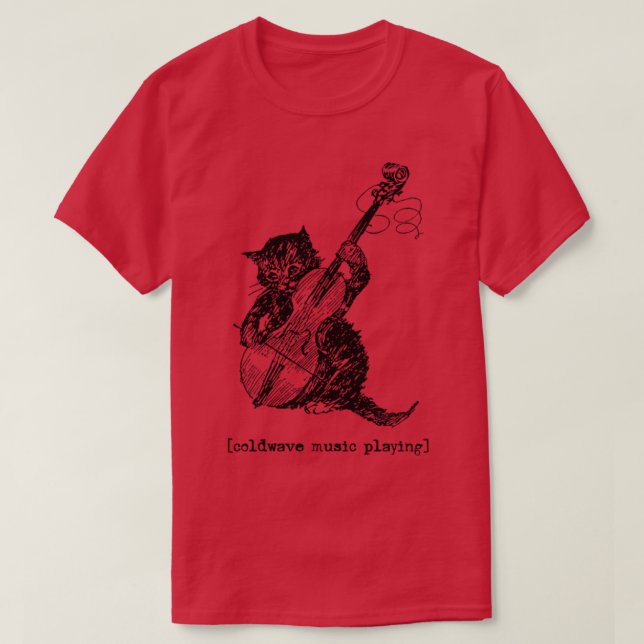 T-shirt Musique Coldwave (Design devant)