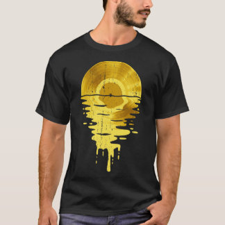 T-shirt Musique cool Vinyl Retro Vintage Bling