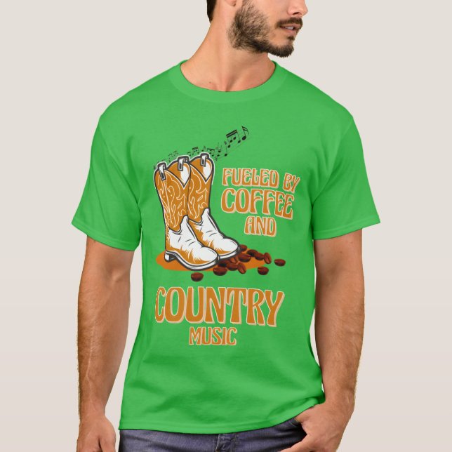 T-shirt Musique country (Devant)