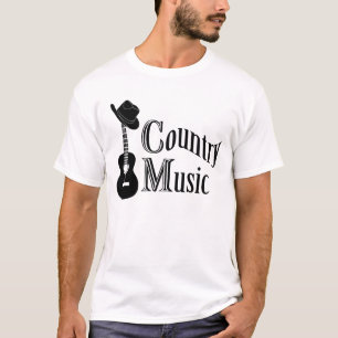 T-shirt Musique country