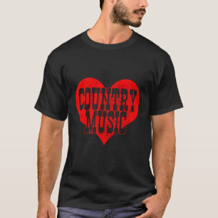 T-shirt Musique country