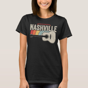T-shirt Musique country unifiée Retro Nashville Musicien G