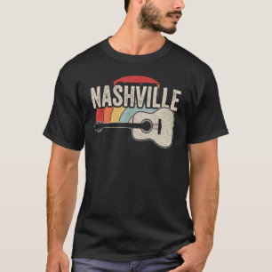 T-shirt Musique country unifiée Retro Nashville Musicien G