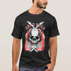 T-shirt musique crâne hard rock