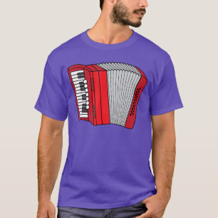 T-shirt Musique d'accordéon drôle musique polka amie fille