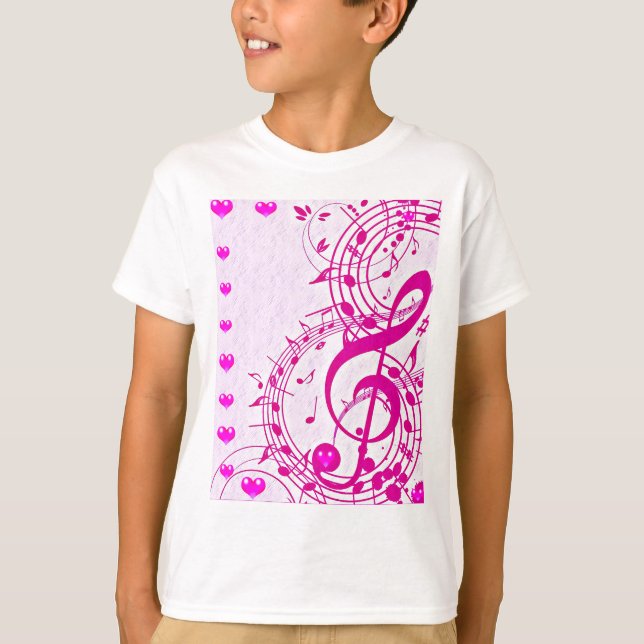 T-shirt Musique d'amour_ (Devant)
