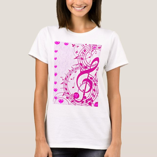 T-shirt Musique d'amour_ (Devant)