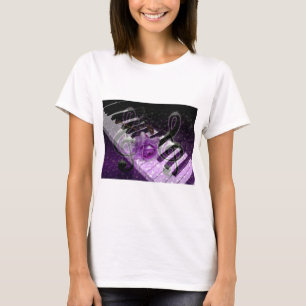 T-shirt Musique D'Amour, Purle_