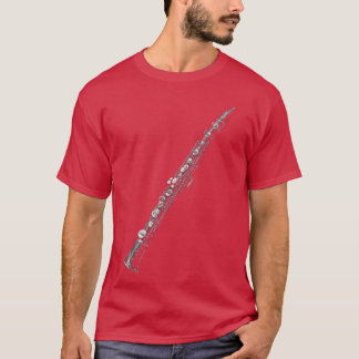 T-shirt Musique de clarinette Instrument Motif Art Clarine