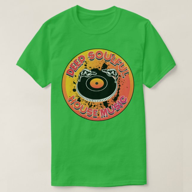 T-shirt Musique de Deep Souling House (Design devant)
