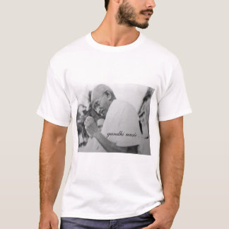 T-shirt musique de gandhi