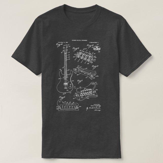 T-shirt Musique de Guitar Rock (Design devant)