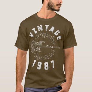 T-shirt Musique de guitare édition limitée pour anniversai