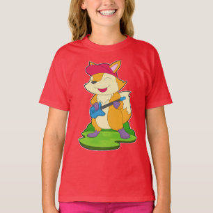 T-shirt Musique de guitare Fox Musician