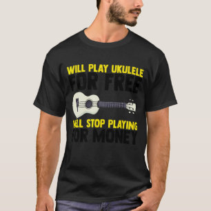 T-shirt Musique de guitare Ukulele Musicien Guitariste Po