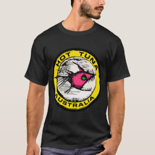 T-shirt Musique de l'emblème de poisson agressif