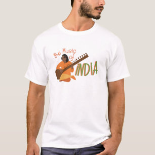T-shirt Musique de l'Inde