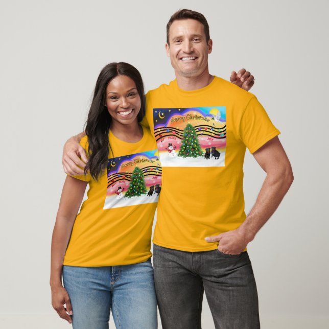 T-shirt Musique de Noël 2 - Teckels ( ) (Unisexe)