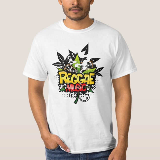 T-shirt Musique de reggae (Devant)