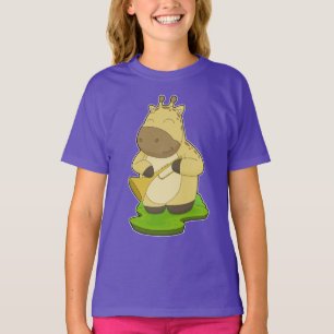 T-shirt Musique de trompette musicale de Giraffe