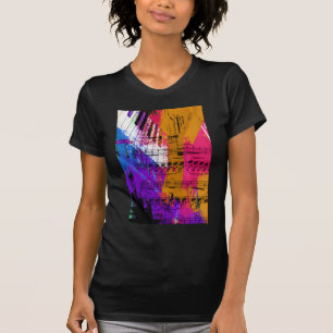 T-shirt musique, décor de piano (12)