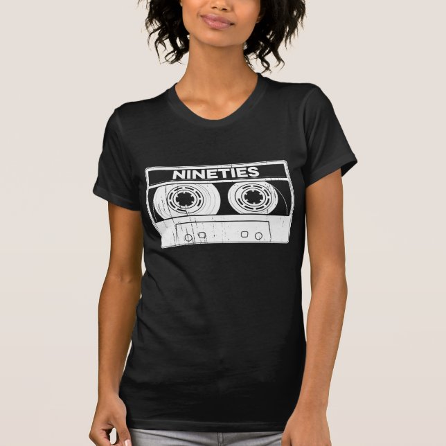 T-shirt Musique des années 90 Radio Cassette Mixtape (Devant)