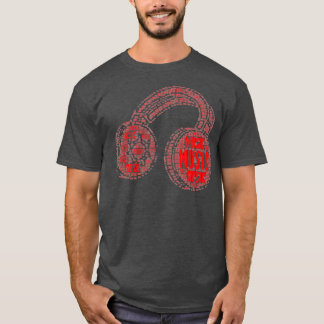 T-shirt Musique DJ Casques Musicien