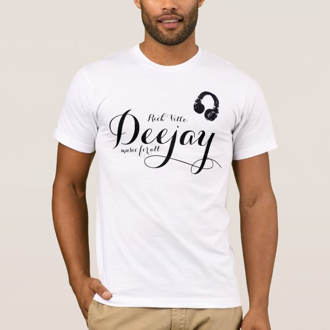 T-shirt Musique DJ pour tous personnalisés (Devant)