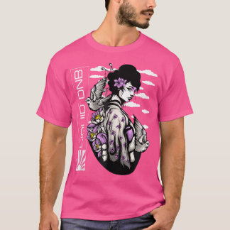 T-shirt Musique Dnb Liquide Jungle Edm Drum Et Basse