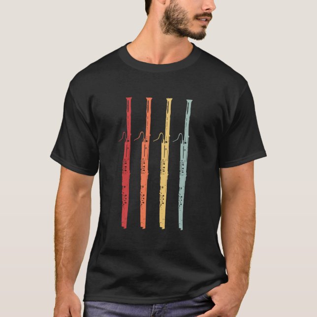 T-shirt Musique drôle T-shir de Bassoonist de chemise de (Devant)