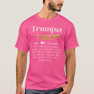 T-shirt Musique drôle Trumpet Noun Définition - Pour Orche