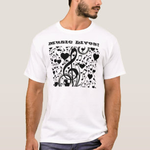T-shirt Musique du cœur_