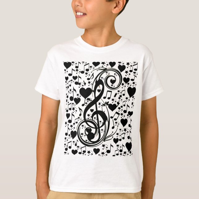 T-shirt Musique du coeur_ (Devant)