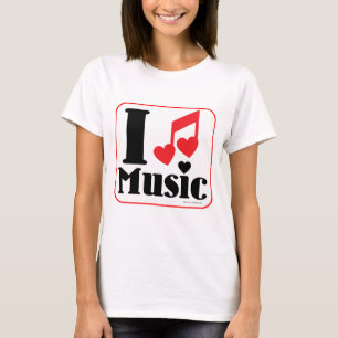T-shirt Musique du cœur Fun Cool Chanson Épique Slogan