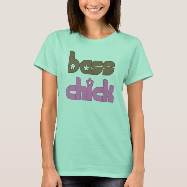 T-shirt Musique du Lecteur Basse Cute (Devant)